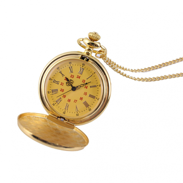 Ceas de buzunar Quartz Casual Clasic Retro [4]