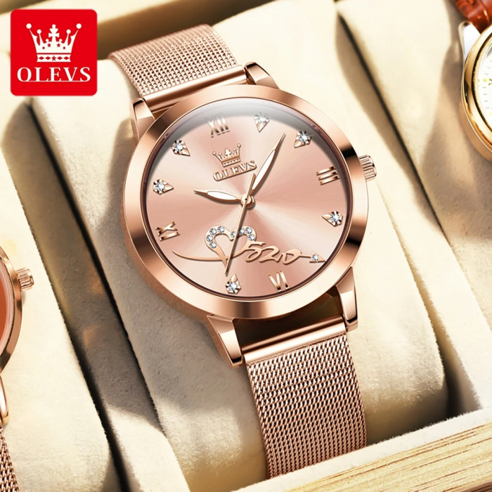 Ceas de dama Olevs Elegant Fashion Mecanism Quartz Clasic Otel [3]