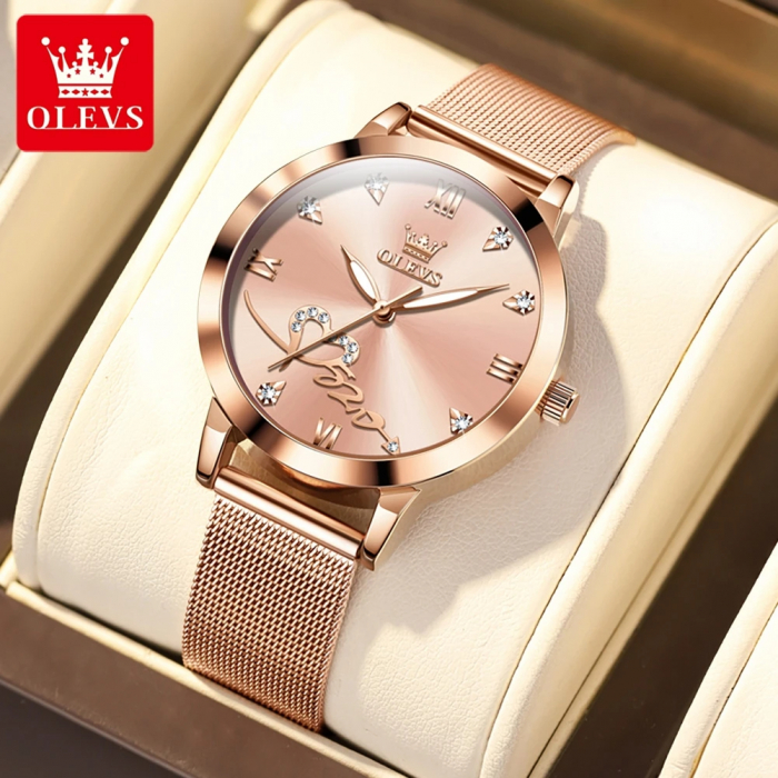 Ceas de dama Olevs Elegant Fashion Mecanism Quartz Clasic Otel [2]