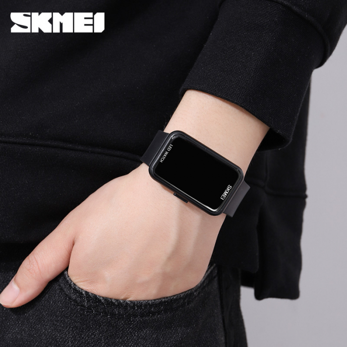 Ceas unisex  Skmei Casual Fashion Digital Negru [3]