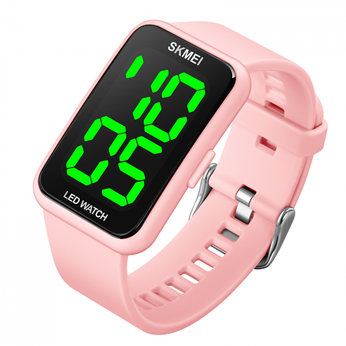 Ceas de dama Skmei Casual Fashion Digital Roz [2]
