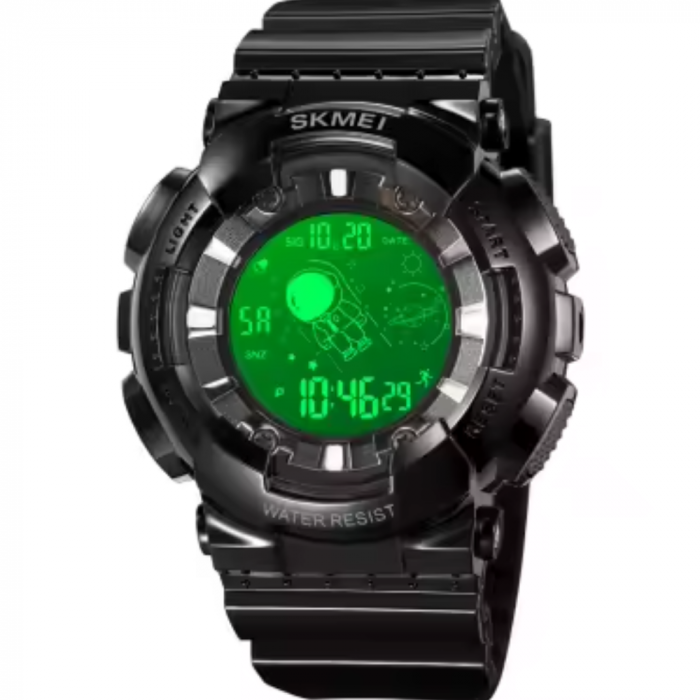 Ceas de mana barbatesc Skmei Stil Militar Fashion Led Army Quartz Casual Digital Led Negru [2]