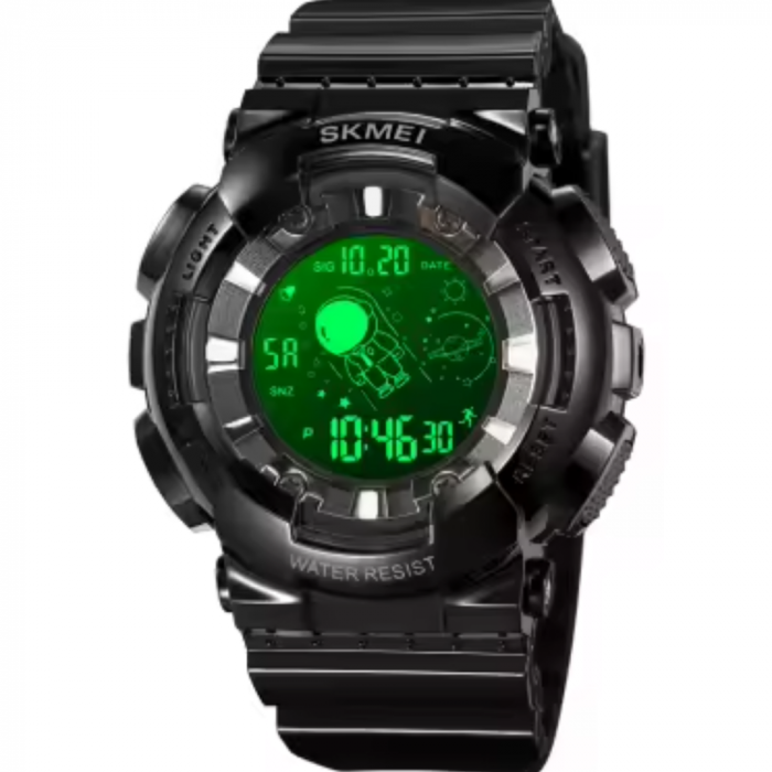 Ceas de mana barbatesc Skmei Stil Militar Fashion Led Army Quartz Casual Digital Led Negru [4]