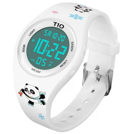Ceas de mana copii TIO Sport Casual Quartz Analog Silicon Alb [3]