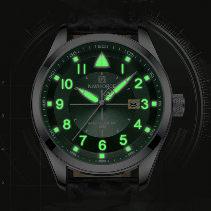 Ceas de mana Naviforce Quartz Analog Afisare data [7]