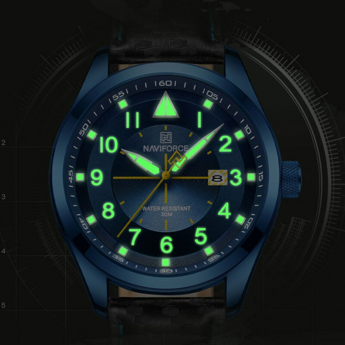 Ceas de mana Naviforce Quartz Analog Piele [4]