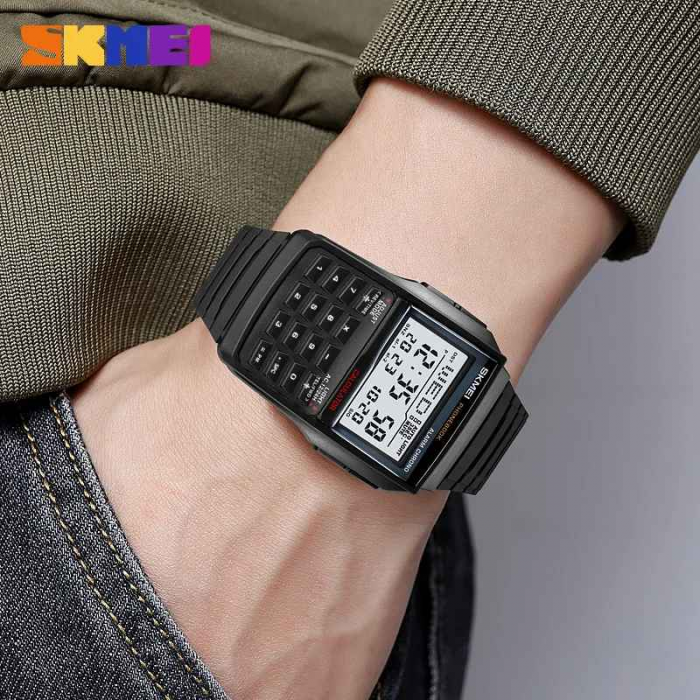 Ceas Digital Bărbătesc SKMEI 2255 – Sport, Dual Time, Cronometru, Agenda Telefonică, Casual, Afișaj LED [3]