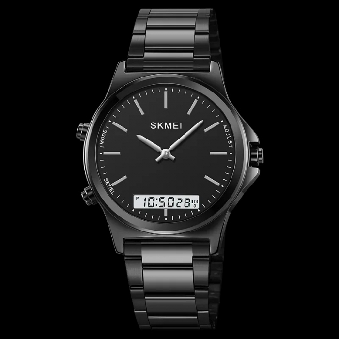 Ceas Digital Bărbați SKMEI 2120 Negru – Funcții Multiple, Design Sport, Cronometru, Alarmă, Rezistent la Apă 5ATM 11 [3]