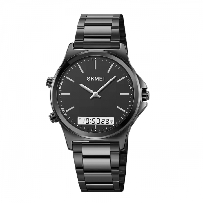 Ceas Digital Bărbați SKMEI 2120 Negru – Funcții Multiple, Design Sport, Cronometru, Alarmă, Rezistent la Apă 5ATM 11 [1]