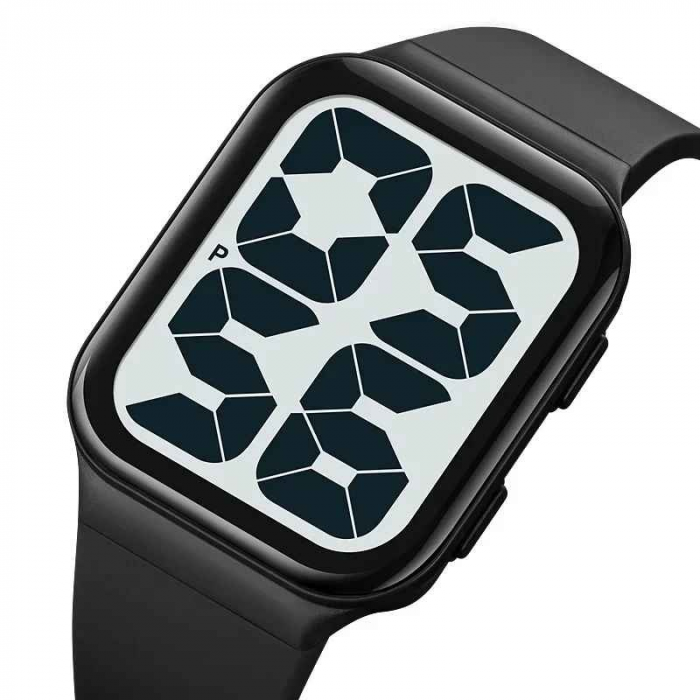 Ceas Digital SKMEI 1995 – Compact, Afișaj LED, Dată & Oră, Curea TPU, Rezistent la Apă 50m [2]