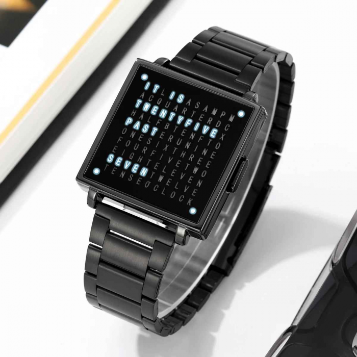 Ceas Digital SKMEI 2312 Unisex – Fashion Militar, LED, Rezistent la Apă 3ATM, Oțel Inoxidabil, Calendar, Sport Casual [3]