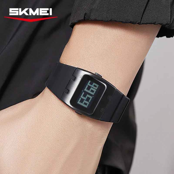 Ceas Digital SKMEI 2415 pentru Bărbați – Cronograf, EL Light, Calendar, Alarmă, Sport, Rezistent la Apă 3ATM [4]