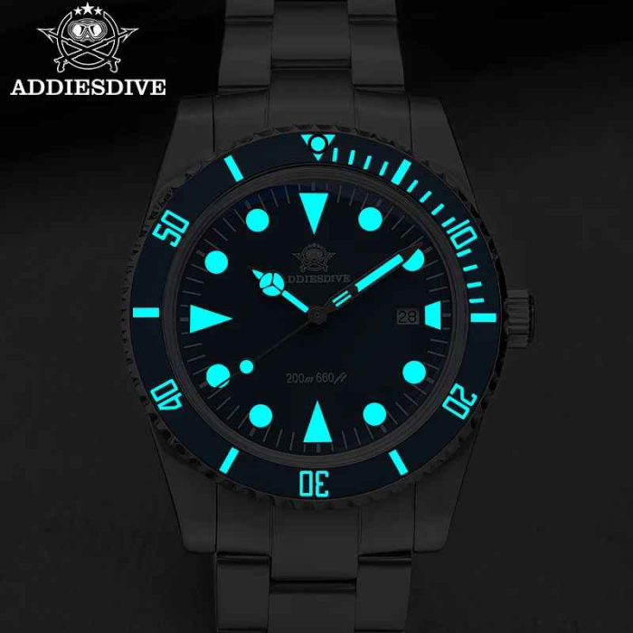 Ceas Diver AD2068 Quartz Japonez 39mm – Otel 316L, Bezel Ceramic, 200M Waterproof, Sticla K1 Antireflex [2]