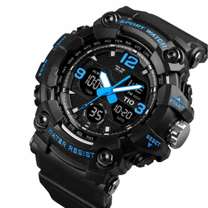 Ceas Militar Army Tio Cronograf Digital Quartz Sport Rezistent la apa si socuri [2]
