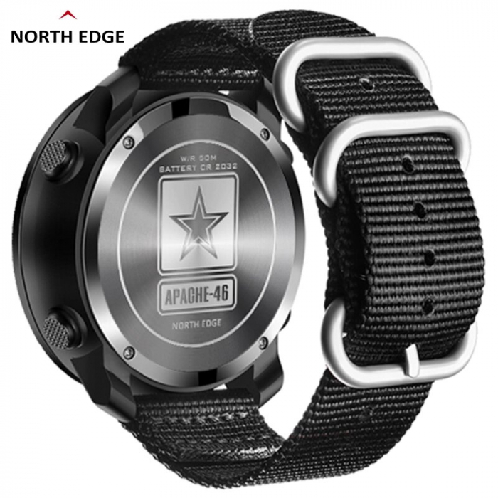 Ceas militar NORTH EDGE APACHE 46, Altimetru, Barometru, Cronometru, Termometru, Pedometru, Busola [3]