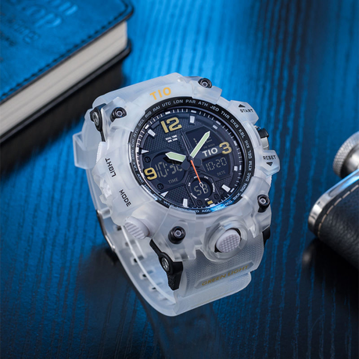 Ceas Militar Tio Sport Digital Cronograf Quartz Rezistent la apa si socuri [3]