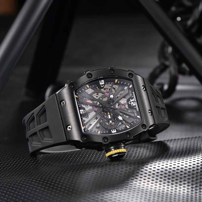 Ceas PAGANI DESIGN PD-1738 Full Black, Quartz VH65, Safir AR, 42mm, 50M [2]
