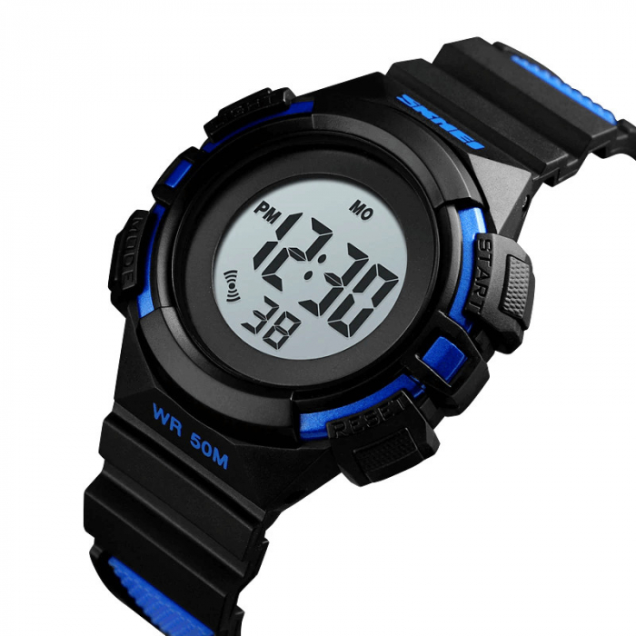 Ceas Skmei pentru copii Sport Digital Cronometru Alarma Data Albastru [2]