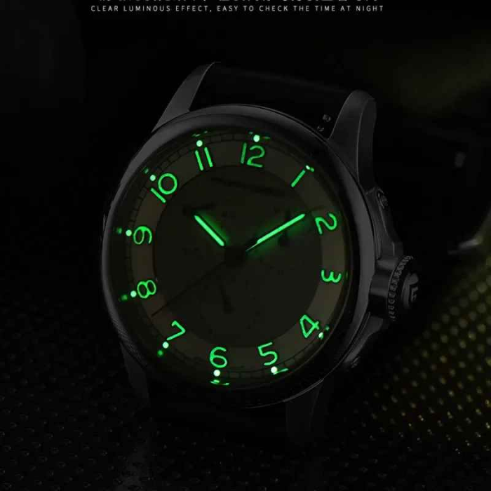 Ceas quartz bărbați PAGANI DESIGN PD-1780, 40 mm, mecanism Japan TMI VH88, safir, curea silicon, stil casual modern [6]