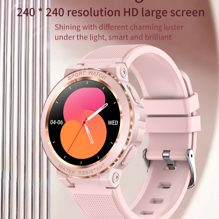 Ceas smartwatch dama TIO® Sport Apeluri Bluetooth Fitness Tracker Monitorizare sanatate  Rezistenta la apa IP68 [7]