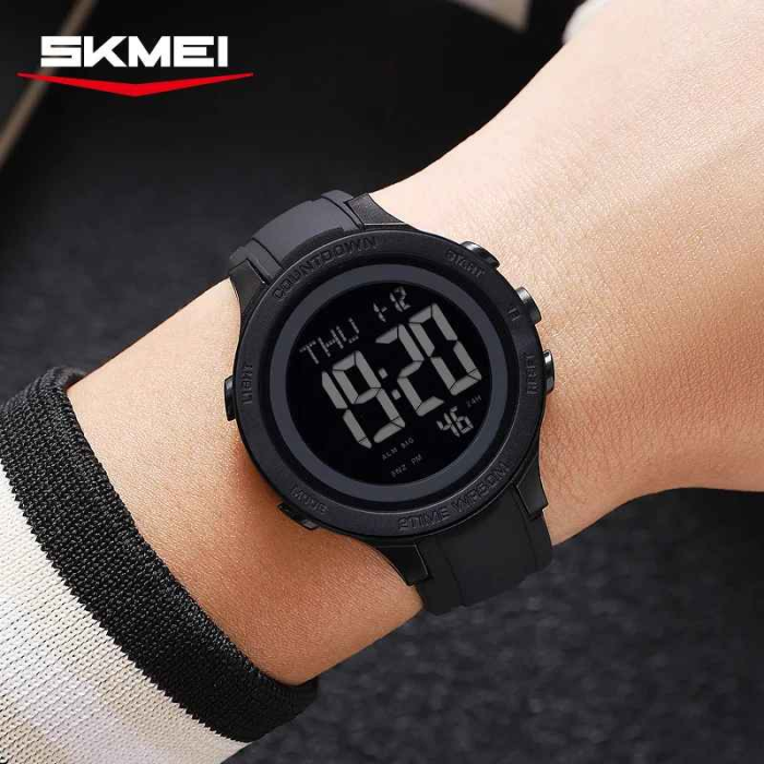 Ceas Sport Digital SKMEI 2458 – Rezistent la Apă 50M, Alarmă, Cronometru și Countdown [2]