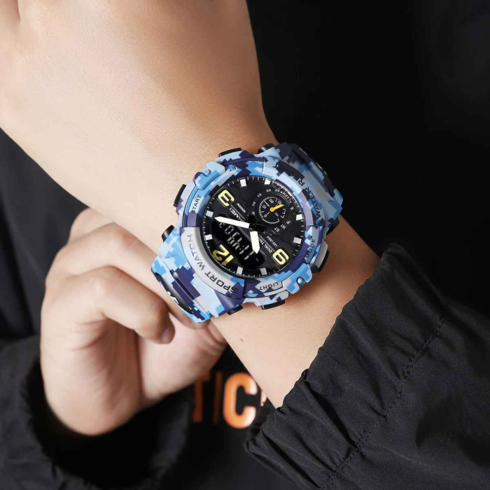 Ceas sport SKMEI 2341 digital, rezistent la apă 50M, cronometru, alarmă, iluminare LED [2]