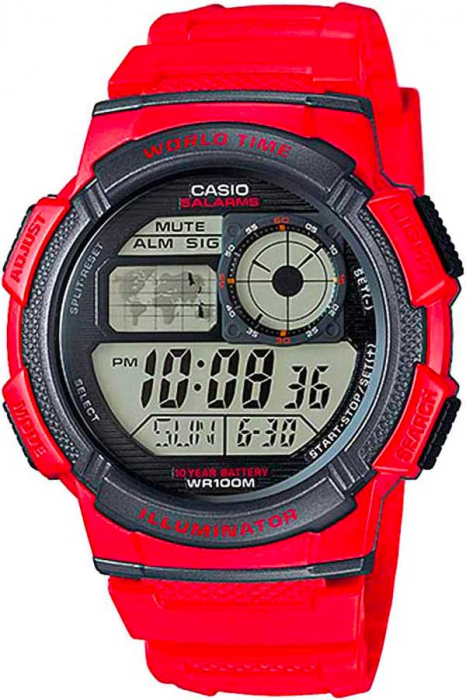 Ceas unisex CASIO Retro Vintage Casual GNT DIG PU BLK [1]