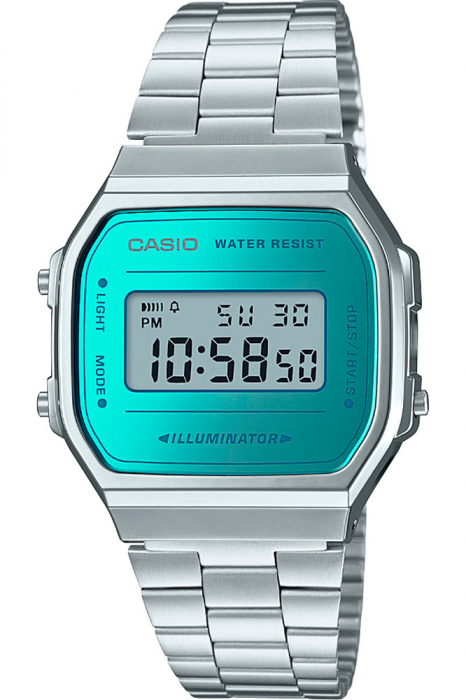 Ceas unisex CASIO Retro Vintage Casual  UNX DIG SS GREEN [1]