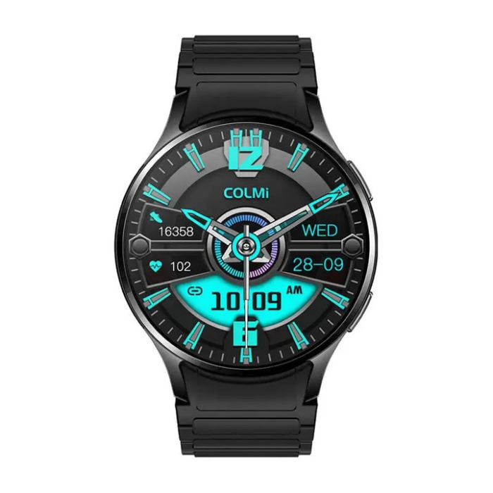 COLMI i28 Ultra Black Magnetic – Smartwatch 1.43” AMOLED Always-On, AI GPT Assistant, Bluetooth 5.3, Prayer Times, Curea Magnetică Neagră, IP68 Waterproof [1]