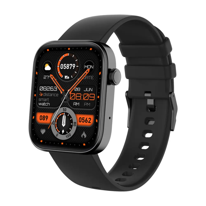 COLMI P71 Black – Smartwatch 1.9” IPS Voice Calling, Voice Assistant, Bluetooth 5.2, IP68 Waterproof, Android & iOS [1]