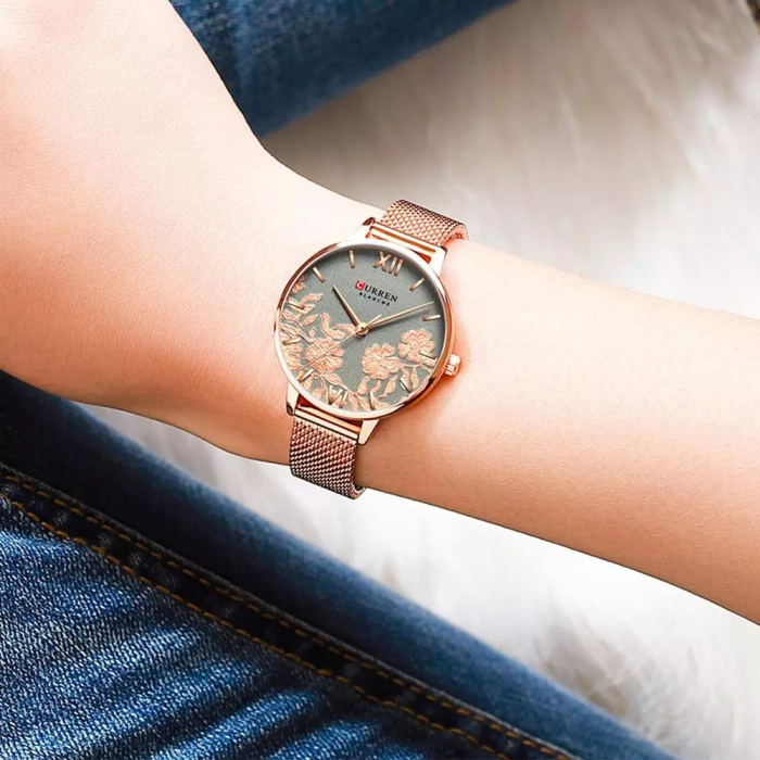 Curren Ceas de mana pentru femei Quartz Casual [3]