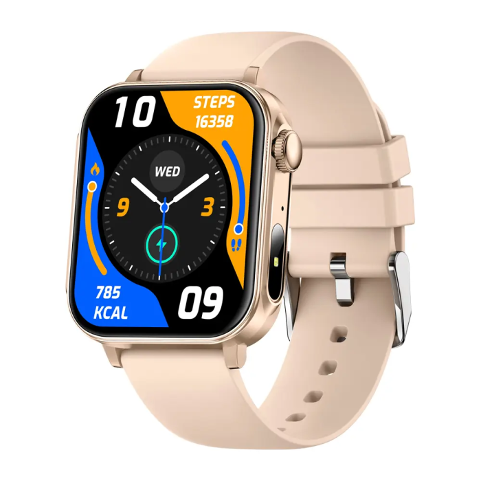COLMI P81 Gold – Smartwatch 1.9” HD cu Apeluri Bluetooth, 100+ Moduri Sport, Monitorizare Puls & Somn, IP68 Waterproof, Android & iOS [1]
