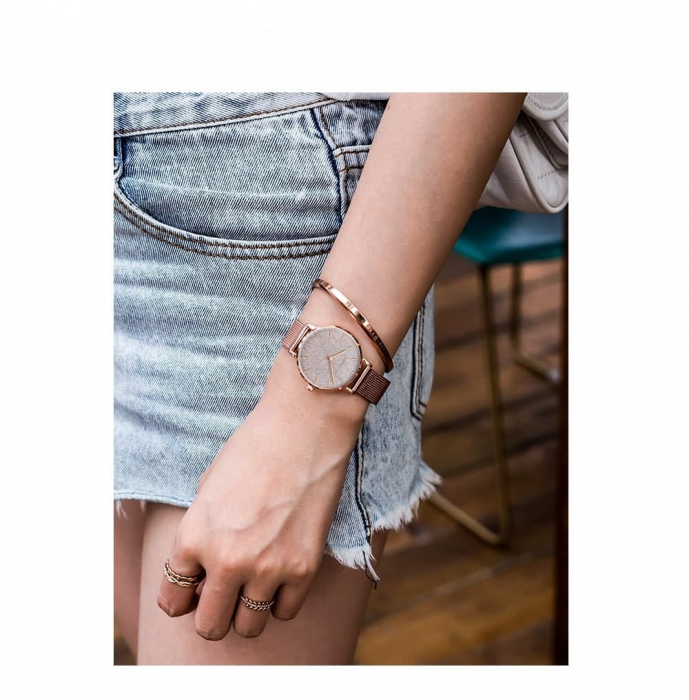 Hannah Martin Ceas de dama Elegant Quartz Otel inoxidabil [4]