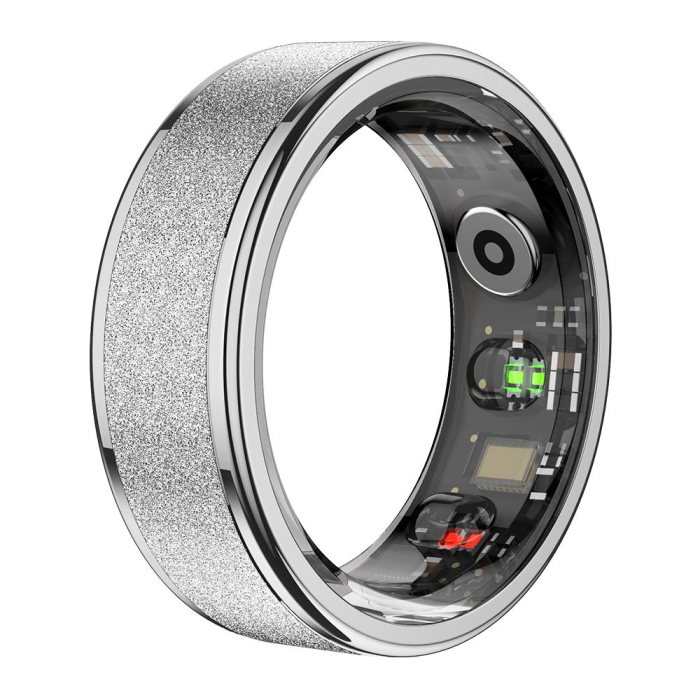 Inel Inteligent COLMI R10 Silver, Smart Ring, Monitorizare Puls, SpO2, Somn, 5ATM [2]