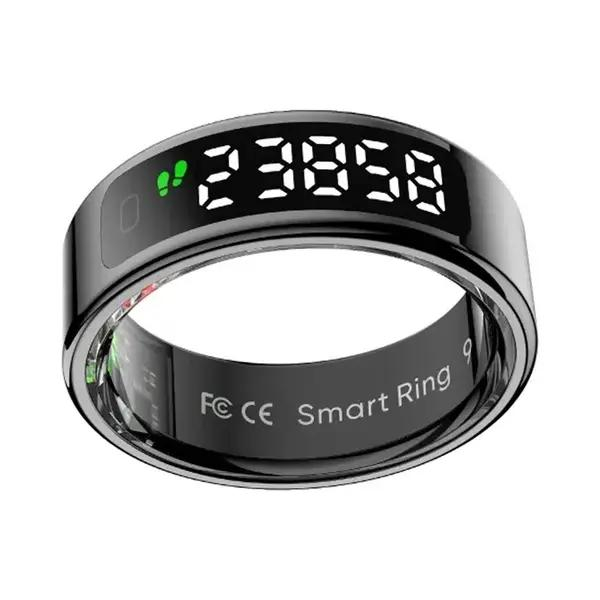 Inel Inteligent COLMI R12 Black cu Afișaj Digital, Monitorizare Puls, SpO2, Somn, Bluetooth 5.2 [6]