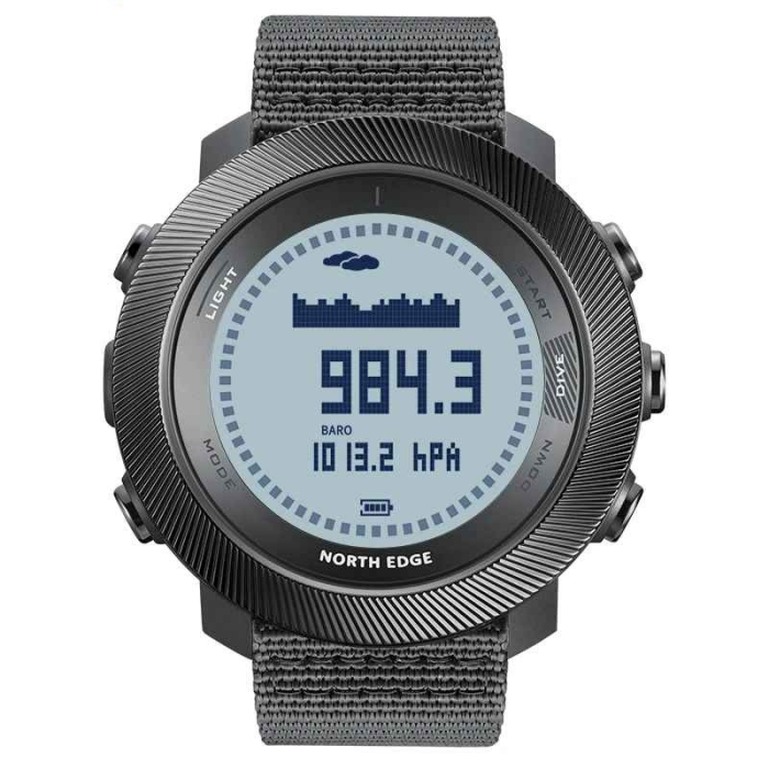 NORTH EDGE APACHE-D – Ceas inteligent sport pentru scufundări, altimetru, barometru, busolă, pedometru, calorii, rezistent 10ATM [1]