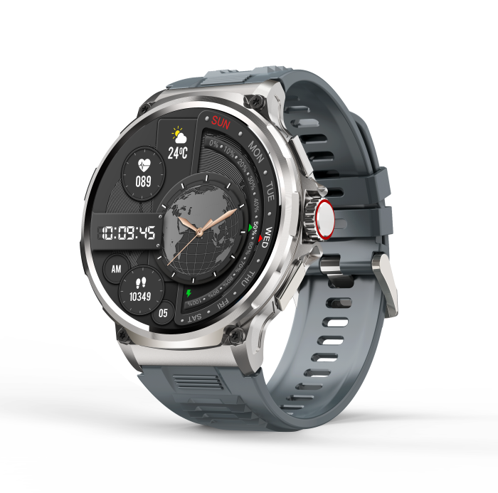North Edge V69 Smartwatch – Ceas Inteligent 1.85” HD, Bluetooth 5.0, Puls, Tensiune, Apeluri, IP67, Baterie 710mAh, Da Fit App [2]