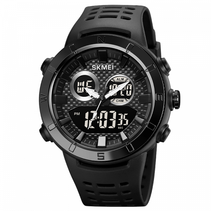 Skmei Ceas barbatesc Sport Casual Quartz Digital Alarma Cronometru [2]