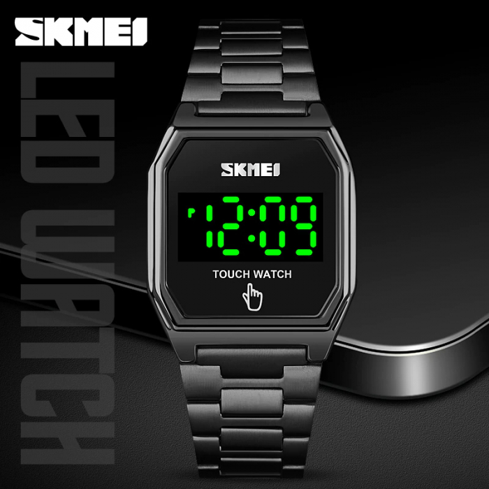 Skmei Ceas dama C1385 Casual Fashion Digital Negru [3]