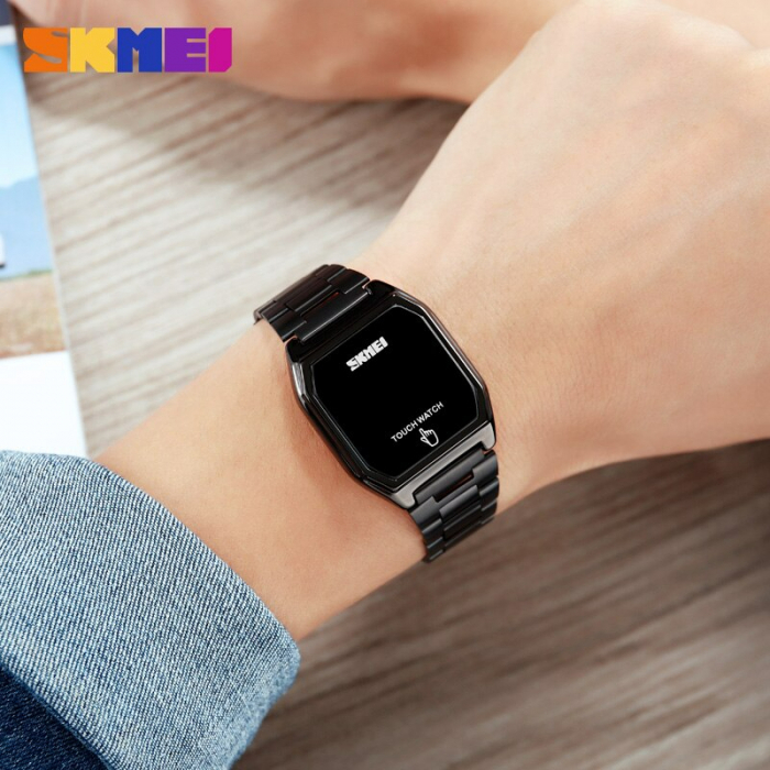Skmei Ceas dama C1385 Casual Fashion Digital Negru [2]