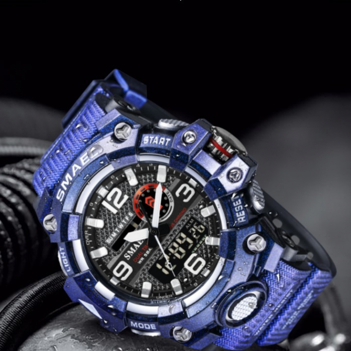 Smael Ceas sport barbatesc Alarma Rezistent la apa Cronometru [4]