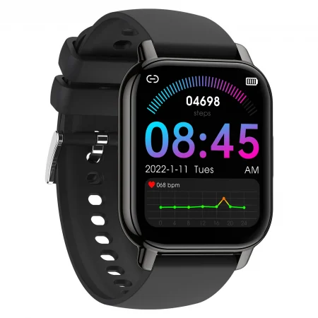 Smartwatch Tio 1.85 Fitness Tracker inch 280mAh Pedometru Bataile inimii Rezistenta la apa Apeluri Bluetooth Android iOS [4]