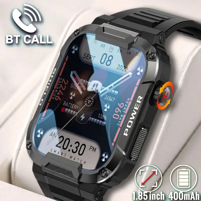Smartwatch Tio® smartCALL, fitness, sport, notificari, meteo, limba romana, apelare Bluetooth, microfon HD [6]