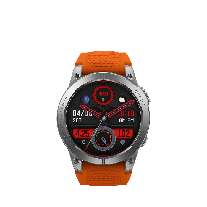 Smartwatch Zeblaze Stratos 3, Ecran AMOLED 1.43, GPS Integrat, Apeluri Bluetooth, Monitorizare Puls, SpO₂, Somn și Stres, Autonomie până la 7 zile [1]