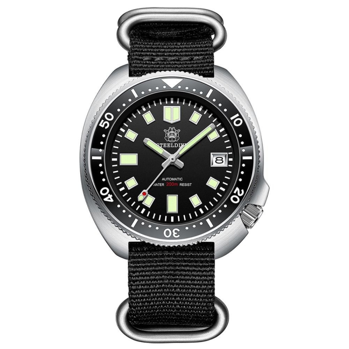 Steeldive SD1970 Ceas Automat Bărbați Diver NH35, 200M, Sapphire Crystal, Bezel 120 Clicks, Captain Willard Turtle Homage [1]
