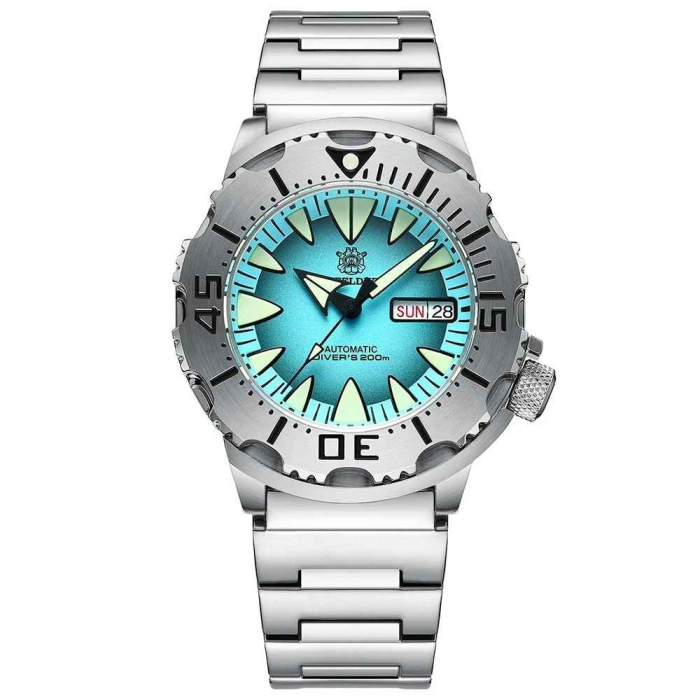 Steeldive SD1984 Ceas Diver 200M, Automat NH36, Sapphire Glass, Bezel Ceramic, 42.2MM, Brățară Oțel [1]