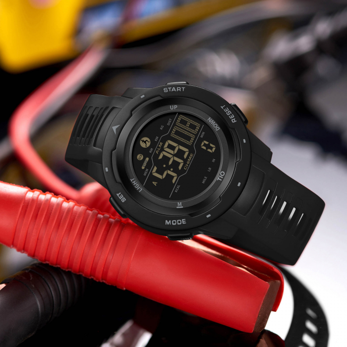 TIO Ceas barbatesc Sport Digital Alarma Cronometru Data 5 ATM [5]