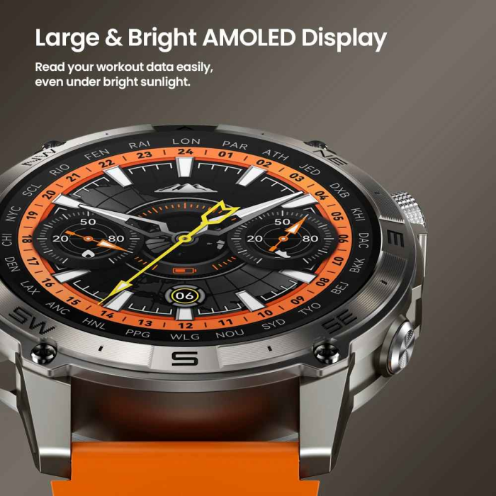 Zeblaze Stratos 2 Plus Smartwatch 1.43 AMOLED, GPS+BDS, Altimetru, Busolă, 530mAh, 3ATM, BLE 5.3 [6]