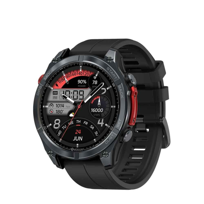 Zeblaze Stratos 4 GPS – Smartwatch 1.43” AMOLED Gorilla Glass, GPS & Compas Integrat, Apeluri Bluetooth, 170+ Sporturi, 5ATM Waterproof, Baterie 500mAh [1]
