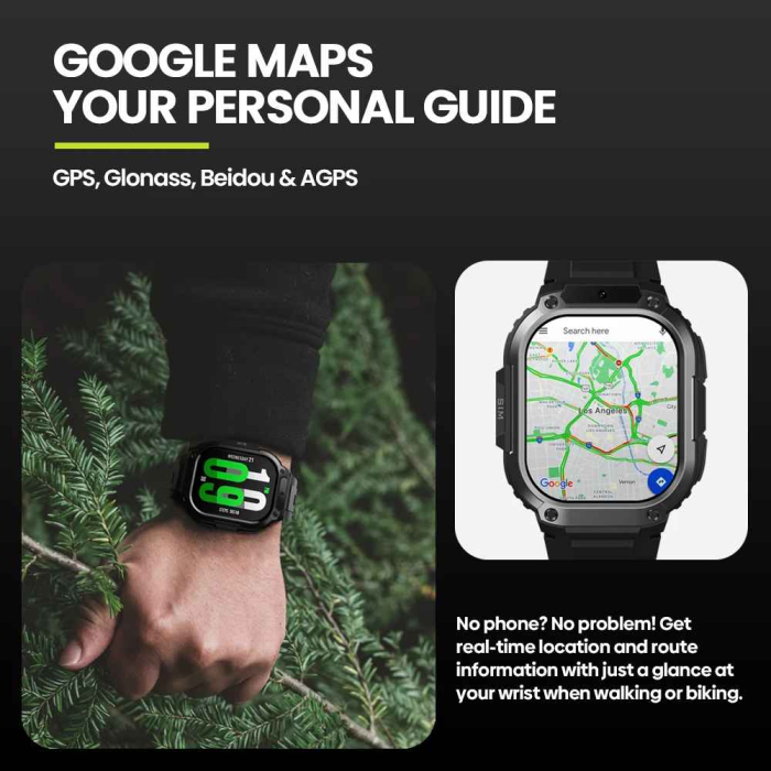 Zeblaze Thor SQ Smartwatch 4G LTE Android OS, 2GB+16GB, GPS, Cameră 2MP, AMOLED 2.13” [6]